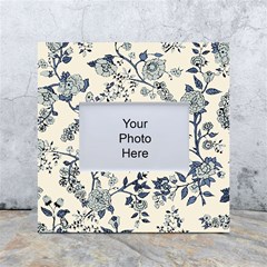 Vintage Background Blue Roses Rose Pattern Retro White Box Photo Frame 4  X 6  by Semog4