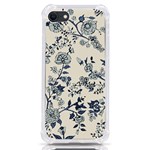 Vintage Background Blue Roses Rose Pattern Retro iPhone SE Front