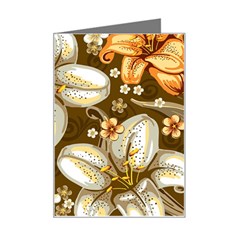 Flowers Pattern Floral Patterns Decorative Art Mini Greeting Card by Semog4