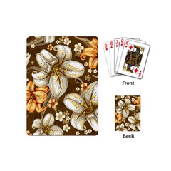 Flowers Pattern Floral Patterns Decorative Art Playing Cards Single Design (mini) by Semog4