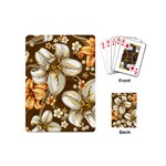 Flowers Pattern Floral Patterns Decorative Art Playing Cards Single Design (Mini) Back