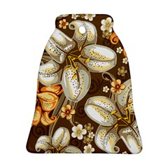 Flowers Pattern Floral Patterns Decorative Art Ornament (bell)