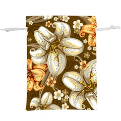 Flowers Pattern Floral Patterns Decorative Art Lightweight Drawstring Pouch (xl) by Semog4