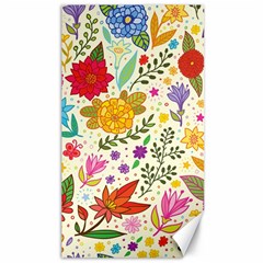 Colorful Flowers Pattern Abstract Patterns Floral Patterns Canvas 40  X 72 