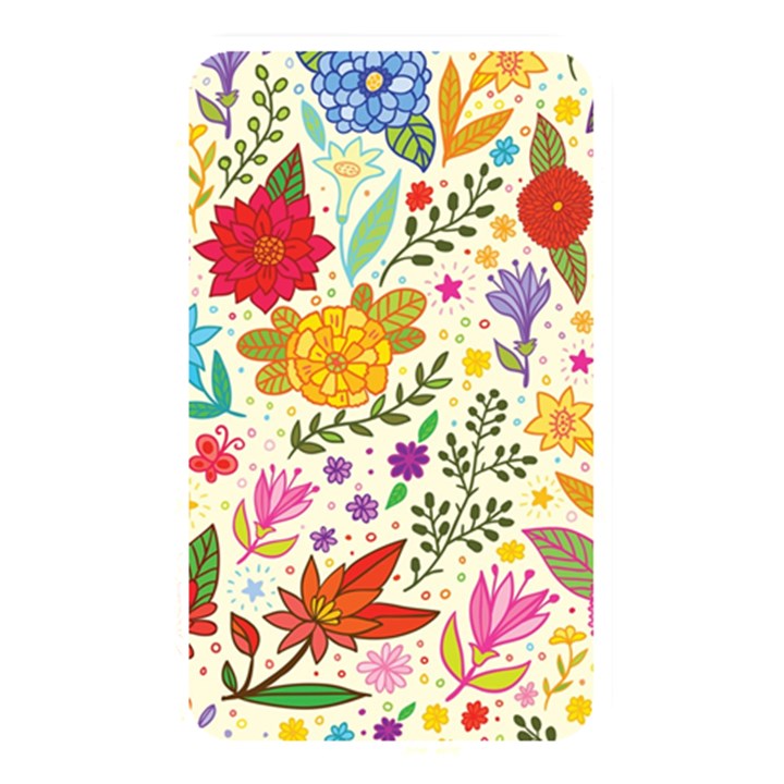 Colorful Flowers Pattern Abstract Patterns Floral Patterns Memory Card Reader (Rectangular)