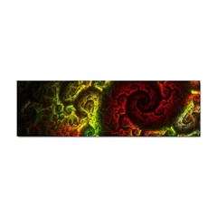 Green And Red Lights Wallpaper Fractal Digital Art Artwork Sticker (bumper) by Semog4