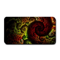 Green And Red Lights Wallpaper Fractal Digital Art Artwork Medium Bar Mat by Semog4