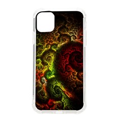 Green And Red Lights Wallpaper Fractal Digital Art Artwork Iphone 11 Tpu Uv Print Case