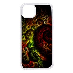 Green And Red Lights Wallpaper Fractal Digital Art Artwork Iphone 14 Plus Tpu Uv Print Case by Semog4