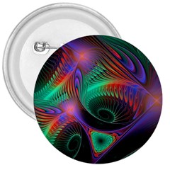 Circle Art 3d Artwork Graphics Vortex Colorful Digital Art 3  Buttons by Semog4