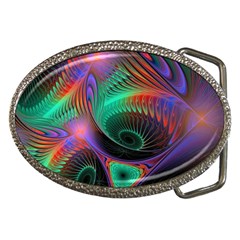 Circle Art 3d Artwork Graphics Vortex Colorful Digital Art Belt Buckles by Semog4