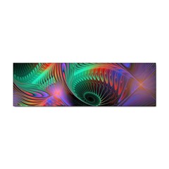 Circle Art 3d Artwork Graphics Vortex Colorful Digital Art Sticker (bumper) by Semog4