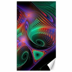 Circle Art 3d Artwork Graphics Vortex Colorful Digital Art Canvas 40  X 72  by Semog4