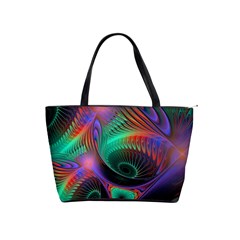 Circle Art 3d Artwork Graphics Vortex Colorful Digital Art Classic Shoulder Handbag by Semog4