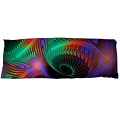 Circle Art 3d Artwork Graphics Vortex Colorful Digital Art Body Pillow Case (dakimakura) by Semog4