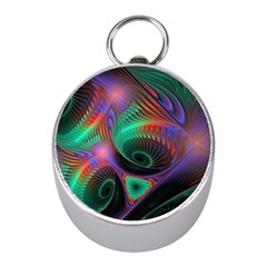 Circle Art 3d Artwork Graphics Vortex Colorful Digital Art Mini Silver Compasses by Semog4