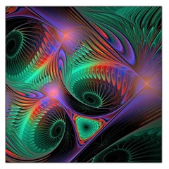 Circle Art 3d Artwork Graphics Vortex Colorful Digital Art Square Satin Scarf (36  X 36 ) by Semog4