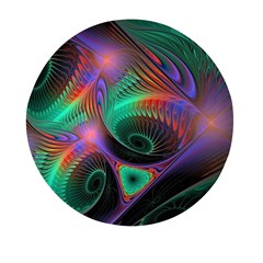 Circle Art 3d Artwork Graphics Vortex Colorful Digital Art Mini Round Pill Box (pack Of 5) by Semog4