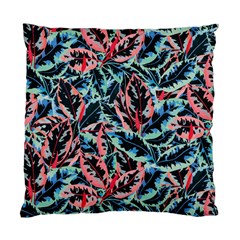 Leaves Leaf Pattern Patterns Colorfu Standard Cushion Case (one Side) by Semog4