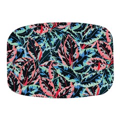 Leaves Leaf Pattern Patterns Colorfu Mini Square Pill Box