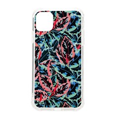 Leaves Leaf Pattern Patterns Colorfu Iphone 11 Tpu Uv Print Case