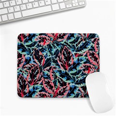 Leaves Leaf Pattern Patterns Colorfur Small Mousepad by Semog4