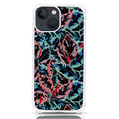 Leaves Leaf Pattern Patterns Colorfur Iphone 13 Mini Tpu Uv Print Case