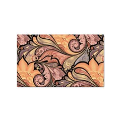 Colorful Paisley Background Artwork Paisley Patterns Sticker Rectangular (100 pack)