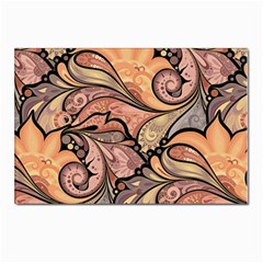 Colorful Paisley Background Artwork Paisley Patterns Postcard 4 x 6  (pkg Of 10)