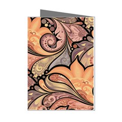 Colorful Paisley Background Artwork Paisley Patterns Mini Greeting Cards (Pkg of 8)