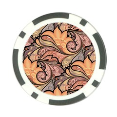 Colorful Paisley Background Artwork Paisley Patterns Poker Chip Card Guard (10 pack)