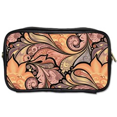 Colorful Paisley Background Artwork Paisley Patterns Toiletries Bag (One Side)