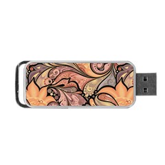 Colorful Paisley Background Artwork Paisley Patterns Portable USB Flash (One Side)