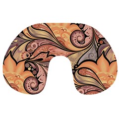 Colorful Paisley Background Artwork Paisley Patterns Travel Neck Pillow