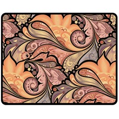 Colorful Paisley Background Artwork Paisley Patterns Two Sides Fleece Blanket (Medium)