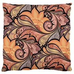 Colorful Paisley Background Artwork Paisley Patterns Standard Premium Plush Fleece Cushion Case (Two Sides)