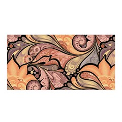 Colorful Paisley Background Artwork Paisley Patterns Satin Wrap 35  x 70 