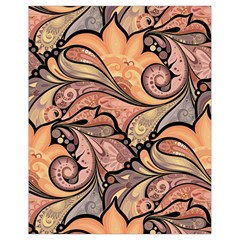 Colorful Paisley Background Artwork Paisley Patterns Drawstring Bag (Small)