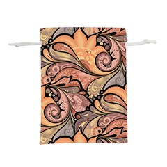 Colorful Paisley Background Artwork Paisley Patterns Lightweight Drawstring Pouch (L)