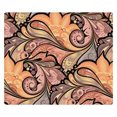 Colorful Paisley Background Artwork Paisley Patterns Premium Plush Fleece Blanket (Small)