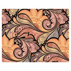 Colorful Paisley Background Artwork Paisley Patterns Premium Plush Fleece Blanket (Medium)