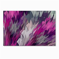 Colorful Artistic Pattern Design Postcard 4 x 6  (pkg Of 10)