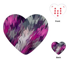 Colorful Artistic Pattern Design Playing Cards Single Design (heart) by Semog4