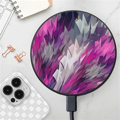 Colorful Artistic Pattern Design Wireless Fast Charger(black)