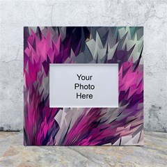 Colorful Artistic Pattern Design White Box Photo Frame 4  X 6 