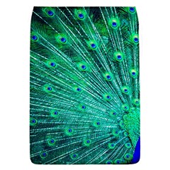 Green And Blue Peafowl Peacock Animal Color Brightly Colored Removable Flap Cover (L)