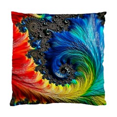 Colorful Digital Art Fractal Design Standard Cushion Case (two Sides) by Semog4