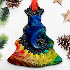 Colorful Digital Art Fractal Design Ornament (christmas Tree)  by Semog4