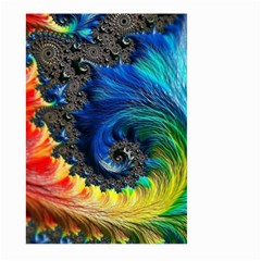 Colorful Digital Art Fractal Design Large Garden Flag (two Sides) by Semog4