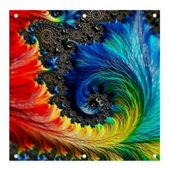 Colorful Digital Art Fractal Design Banner And Sign 4  X 4  by Semog4